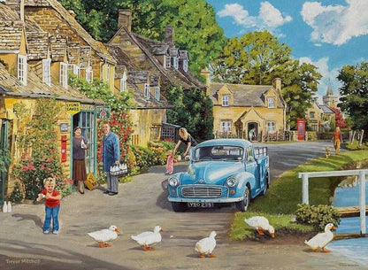 Ravensburger - Happy Days No 9  Village Life - 4 x 500 Piece Jigsaw Puzzle