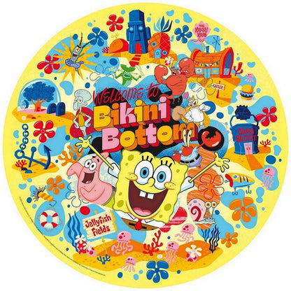 Ravensburger - Spongebob Squarepants Circular - 500 Piece Circular Jigsaw Puzzle