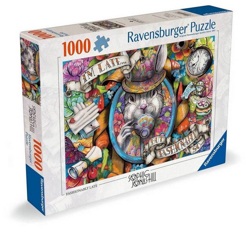 Ravensburger - Fashionably Late - 1000 Piece Jigsaw Puzzle