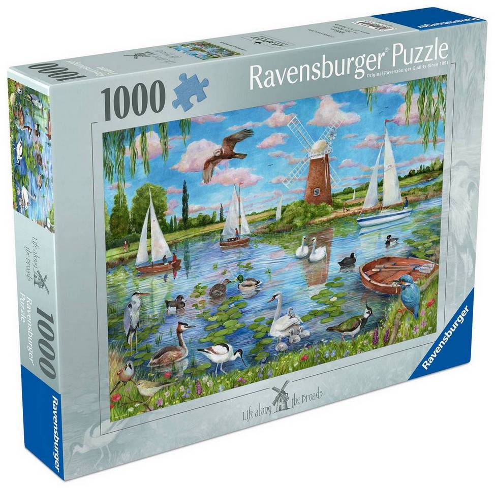 Ravensburger - Life along the Broads - 1000 Piece Jigsaw Puzzle