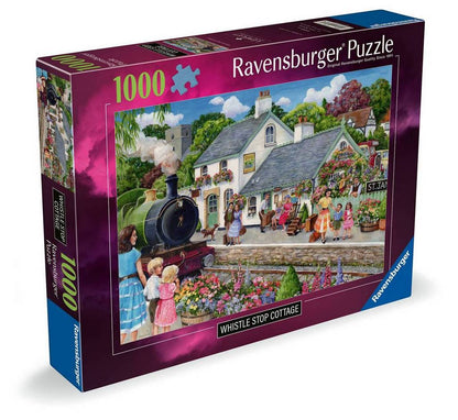 Ravensburger - Whistle Stop Cottage - 1000 Piece Jigsaw Puzzle
