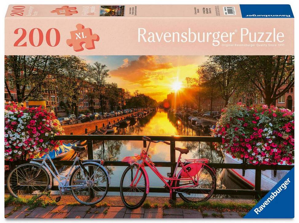 Ravensburger - Sunset in Amsterdam - 200XL Piece Jigsaw Puzzle
