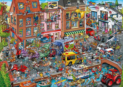Ravensburger - Rays Comic Series - Time Travel No 3 - Modern Times - 1000 Piece Jigsaw Puzzle