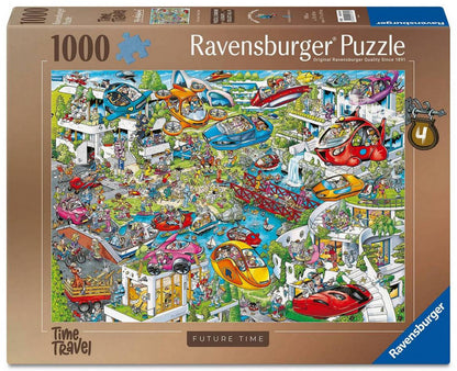 Ravensburger - Rays Comic Series - Time Travel No 4 - In the Future - 1000 Piece Jigsaw Puzzle