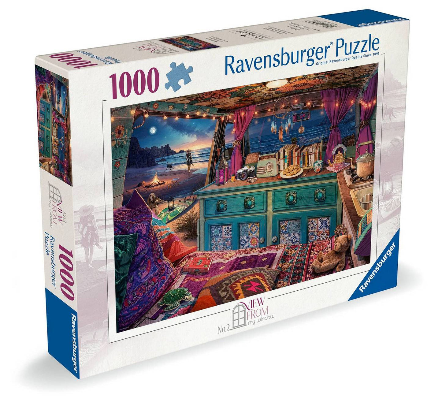 Ravensburger - View from my Window No 2 - Camper Van - 1000 Piece Jigsaw Puzzle