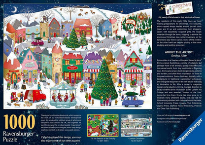 Ravensburger - Christmas Town - 1000 Piece Jigsaw Puzzle