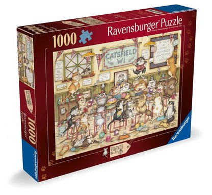 Ravensburger - Crazy Cats - At the WI - 1000 Piece Jigsaw Puzzle
