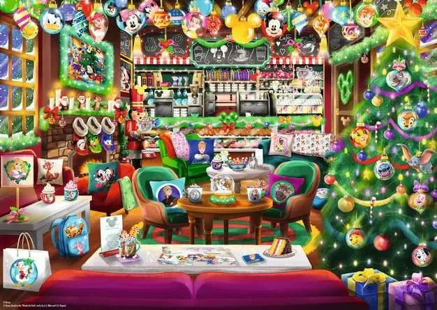 Ravensburger - Disney Christmas Cafe - 1000 Piece Jigsaw Puzzle