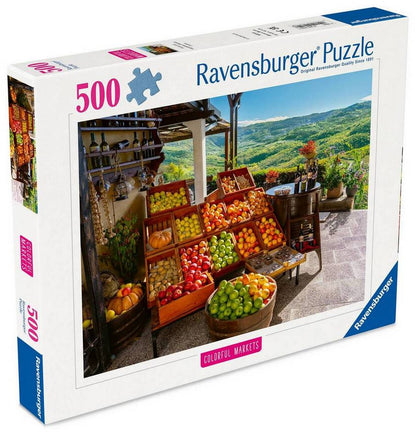 Ravensburger - Flower Market France - 500 Piece Jigsaw Puzzle