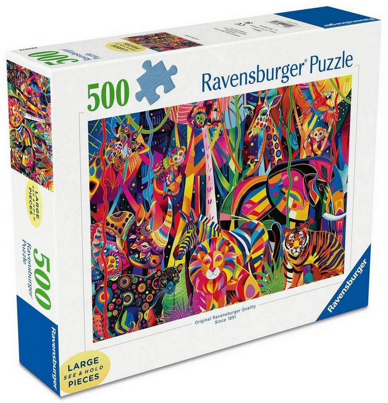 Ravensburger - Jewelled Jungle - 500XL Piece Jigsaw Puzzle