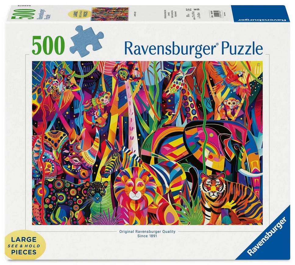 Ravensburger - Jewelled Jungle - 500XL Piece Jigsaw Puzzle