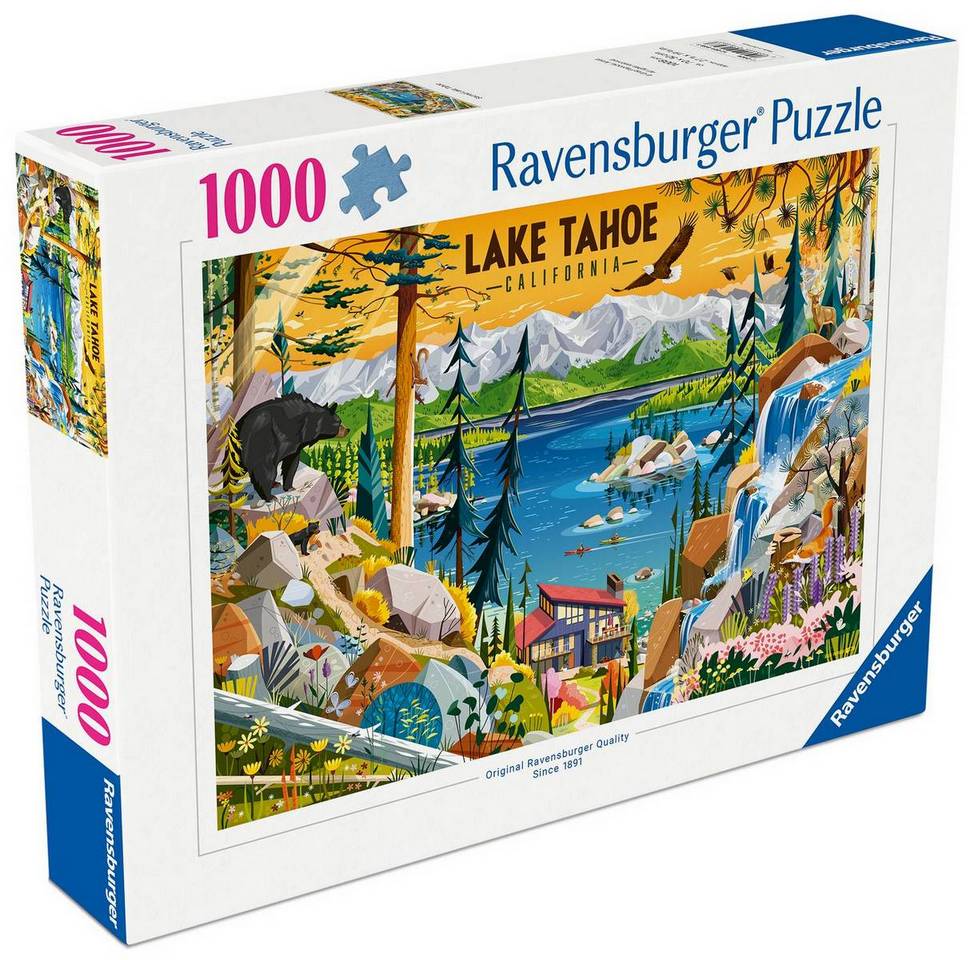 Ravensburger - Sacred Lake Tahoe - US Puzzle Championships - 1000 Piece Jigsaw Puzzle