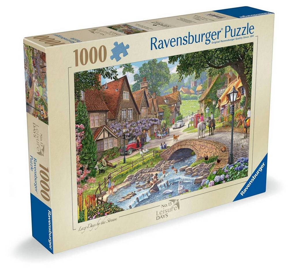 Ravensburger - Leisure Days No 13 - By the Stream - 1000 Piece Jigsaw Puzzle