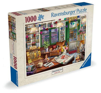 Ravensburger - Cobblestone Road No 3 - Enchanted Bookshop - 1000 Piece Jigsaw Puzzle