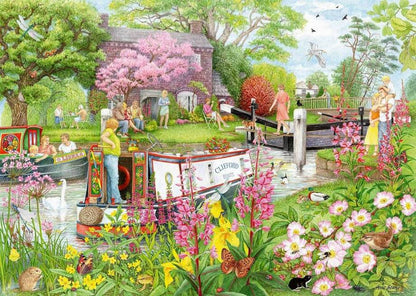 Ravensburger - Cosy Cafe No 4 River Cafe - 1000 Piece Jigsaw Puzzle