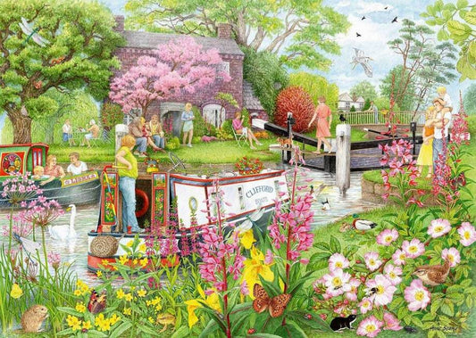 Ravensburger - Cosy Cafe No 4 River Cafe - 1000 Piece Jigsaw Puzzle
