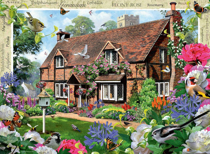 Ravensburger - Happy Days No 10 - Country Gardens - 4 x 500 Piece Jigsaw Puzzle