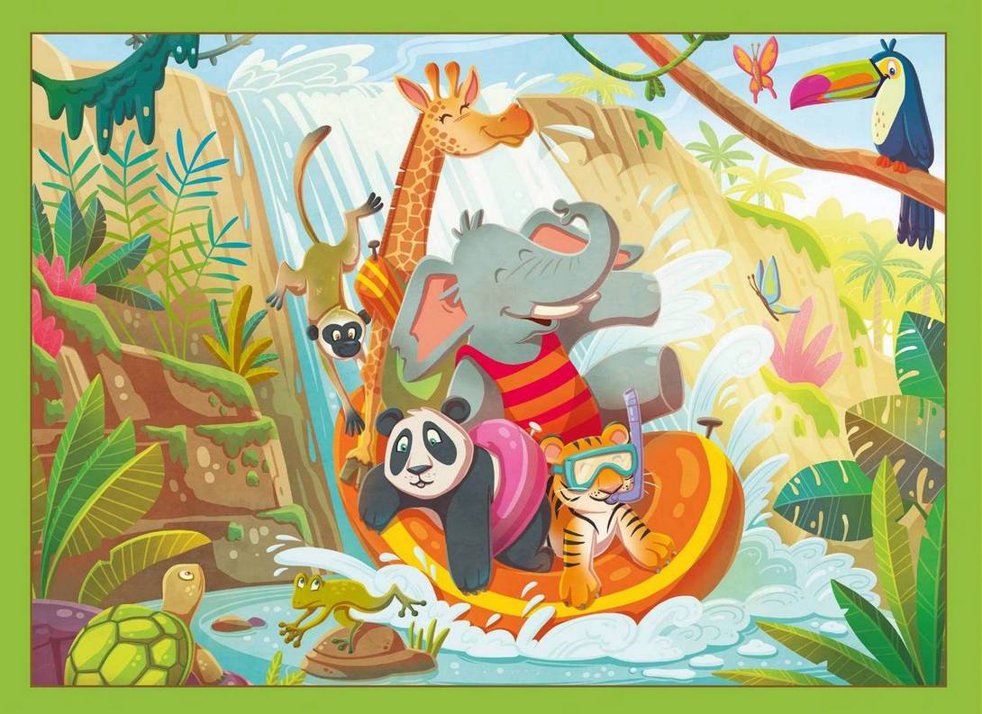 Ravensburger - Speedy Puzzle Animals - 4 x 35 Piece Jigsaw Puzzle