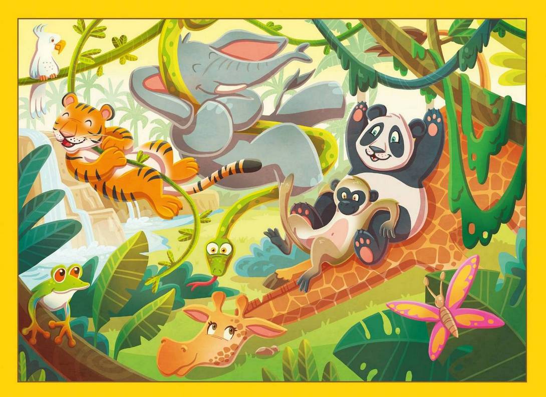 Ravensburger - Speedy Puzzle Animals - 4 x 35 Piece Jigsaw Puzzle