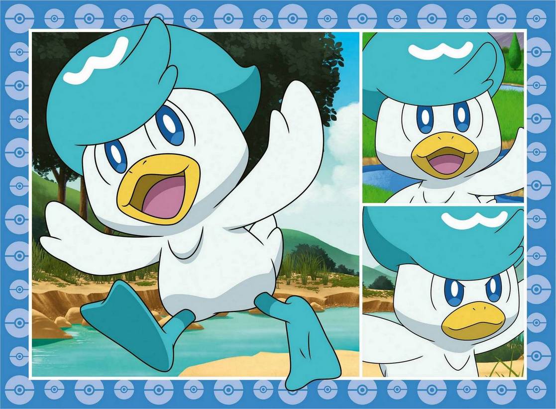 Ravensburger - Speedy Puzzle Pokemon - 4 x 35 Piece Jigsaw Puzzle