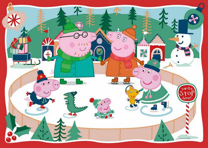 Ravensburger - Peppa Pig Christmas Giant Floor Puzzle - 24 Piece Giant Floor Puzzle