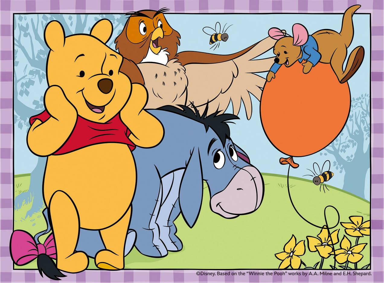 Ravensburger - Winnie the Pooh - 4 in a Box Jigsaw Puzzle