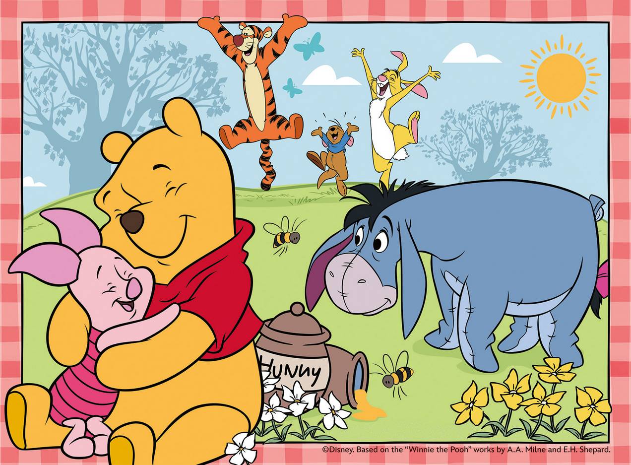 Ravensburger - Winnie the Pooh - 4 in a Box Jigsaw Puzzle