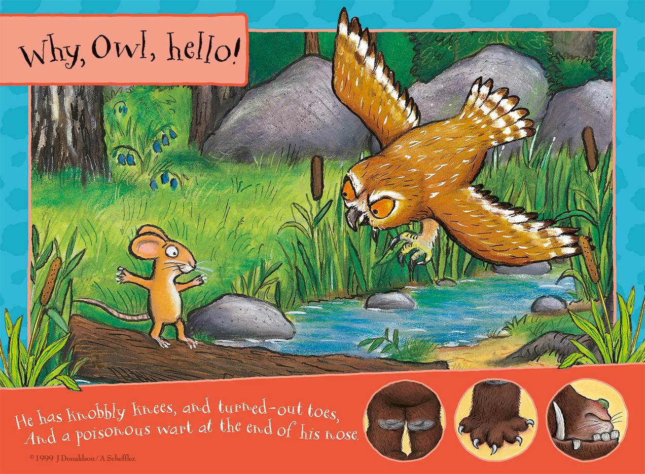 Ravensburger - Gruffalo & Friends Collection - The Gruffalo - 4 in a Box Jigsaw Puzzle