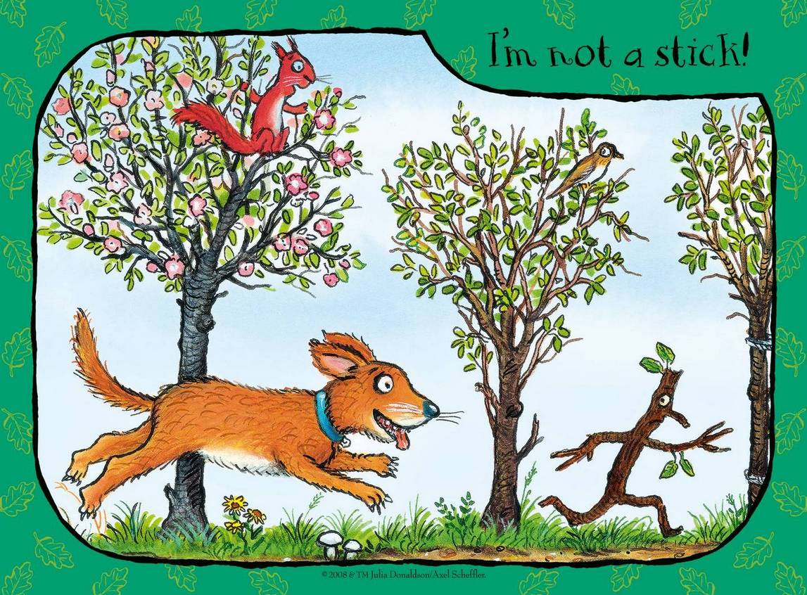 Ravensburger - Gruffalo & Friends Collection - Stickman - 4 in a Box Jigsaw Puzzle
