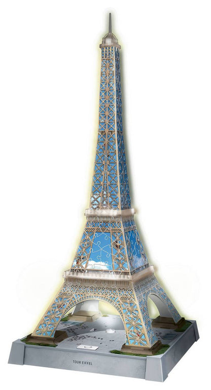 Ravensburger - Iconics - Eiffel Tower Light Up - 216 Piece 3D Jigsaw Puzzle