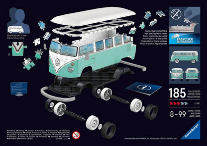 Ravensburger - Iconics - Volkswagen T1 Bulli - 108 Piece 3D Jigsaw Puzzle