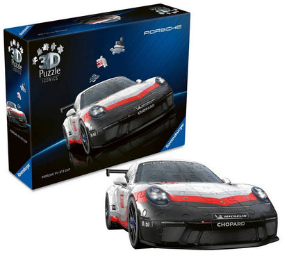 Ravensburger - Iconics - Porsche GT3 Cup - 108 Piece 3D Jigsaw Puzzle
