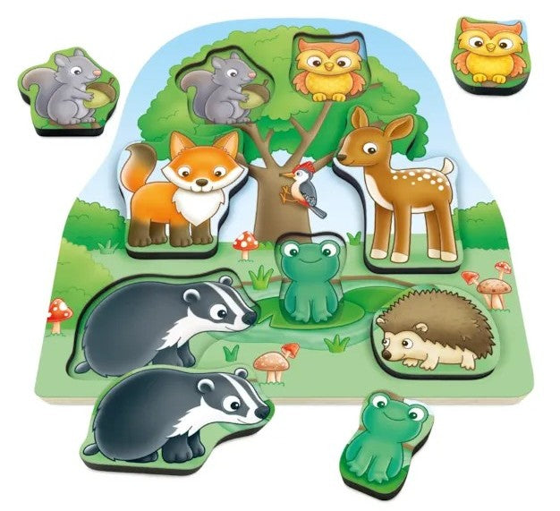 Orchard Toys - Woodland - Chunky Wooden Puzzle