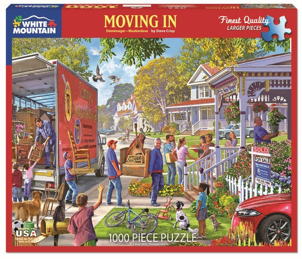 White Mountain - Moving In - 1000 Piece Jigsaw Puzzle