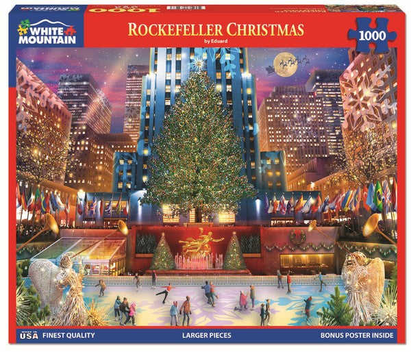 White Mountain - Rockefeller Christmas - 1000 Piece Jigsaw Puzzle
