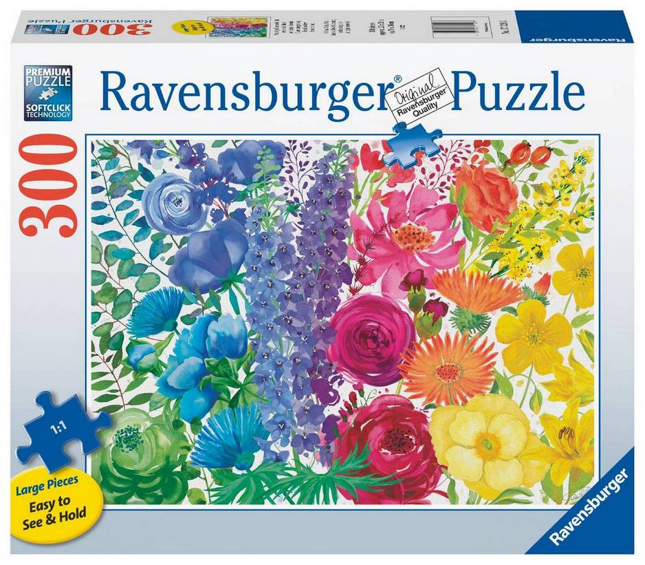 Ravensburger - Floral Rainbow - 300XL Piece Jigsaw Puzzle