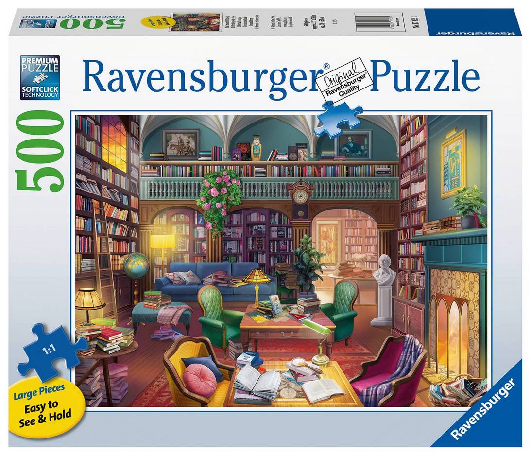 Ravensburger - Dream Library - 500XL Piece Jigsaw Puzzle
