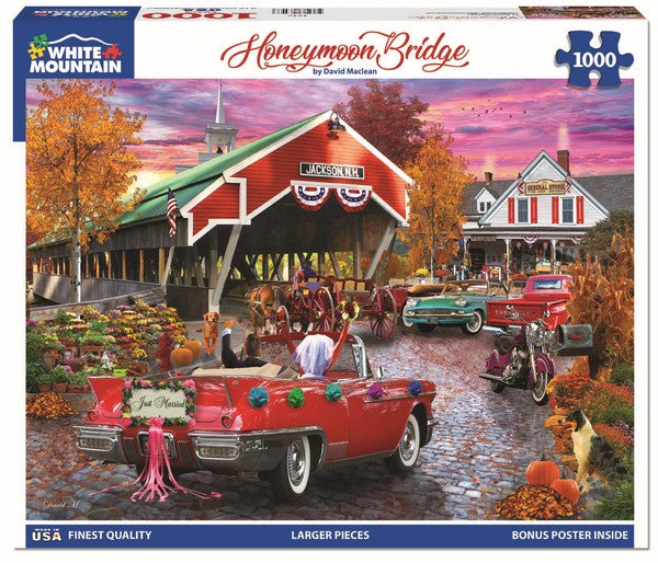 White Mountain - Honeymoon Bridge - 1000 Piece Jigsaw Puzzle