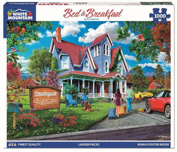 White Mountain - Bed & Breakfast - 1000 Piece Jigsaw Puzzle