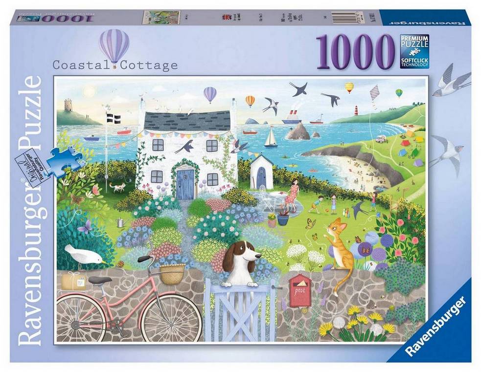Ravensburger - Coastal Cottage - 1000 Piece Jigsaw Puzzle