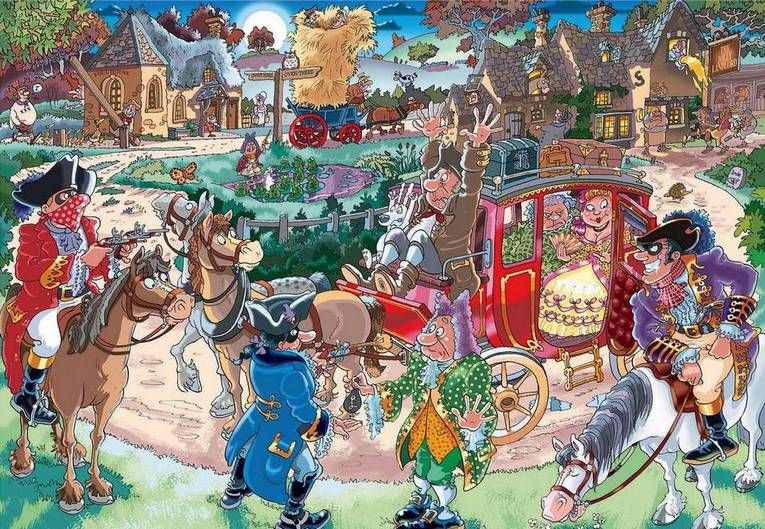 Wasgij - Destiny 21 Highway Hold-Up! - 1000 Piece Jigsaw Puzzle