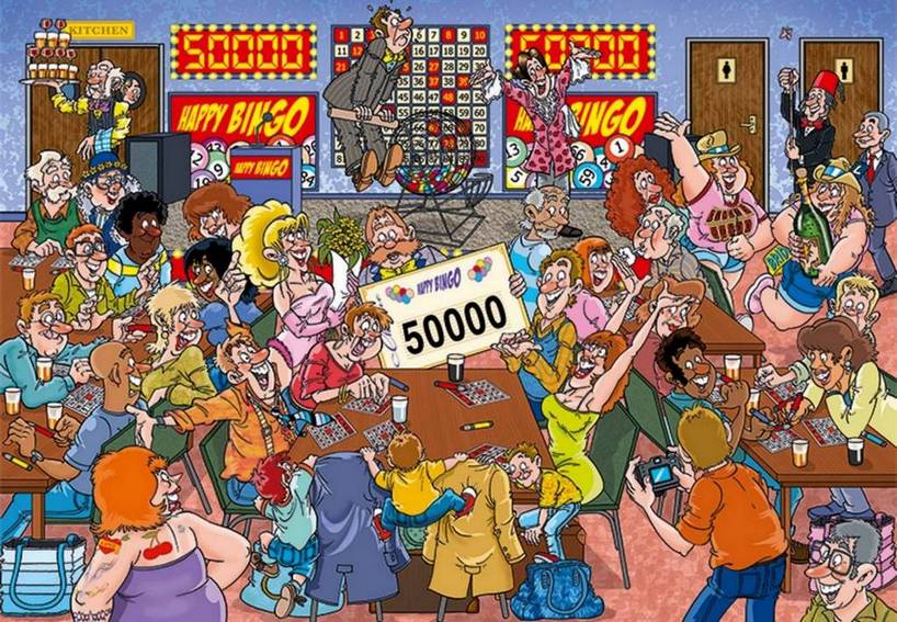 Wasgij - Mystery 19 Bingo Blunder! - 1000 Piece Jigsaw Puzzle