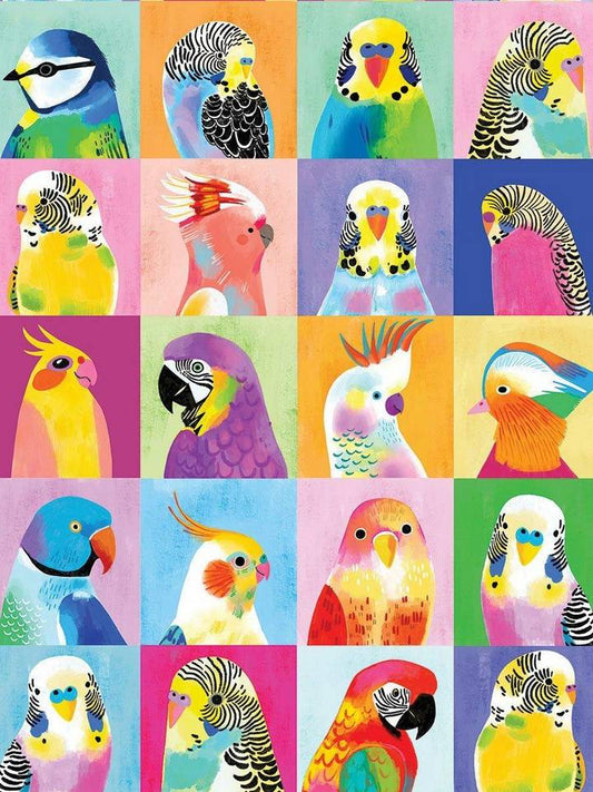 White Mountain - Tropical Birds - 500 Piece Jigsaw Puzzle