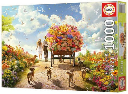 Educa - Carrying Flowers - 1000 Piece Jigsaw Puzzle