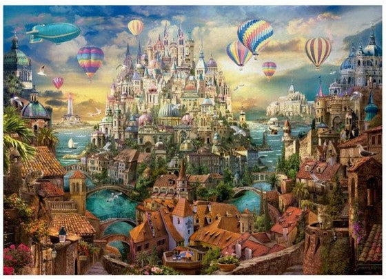 Educa - Dream Town - 2000 Piece Jigsaw Puzzle
