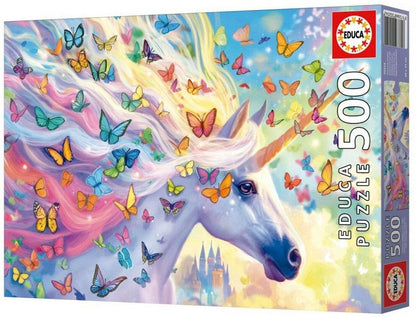Educa - Rainbow Unicorn - 500 Piece Jigsaw Puzzle