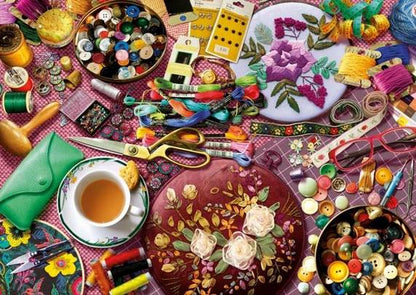 Educa - The Sewing Table - 2000 Piece Jigsaw Puzzle