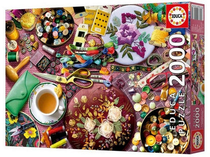 Educa - The Sewing Table - 2000 Piece Jigsaw Puzzle