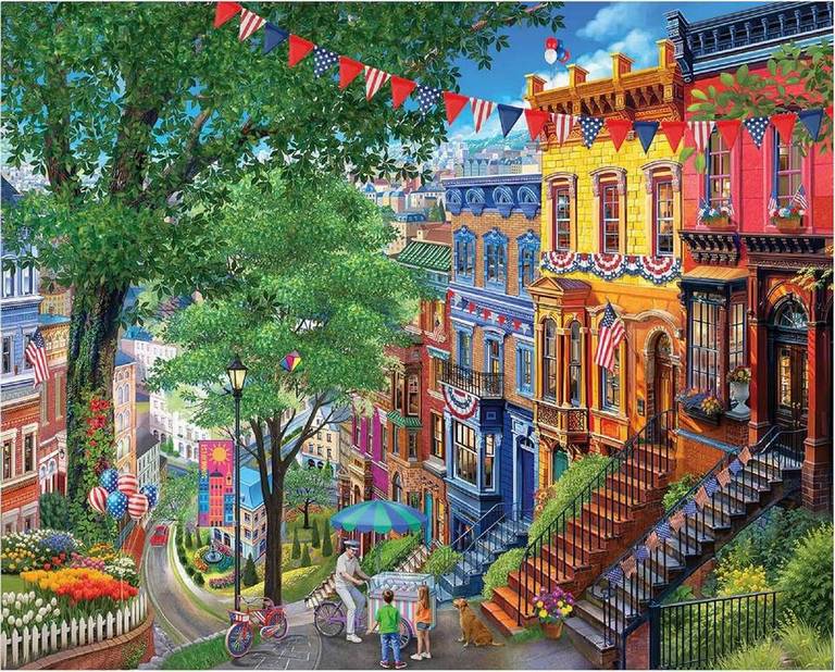 White Mountain - Summer In The City - 1000 Piece Jigsaw Puzzle