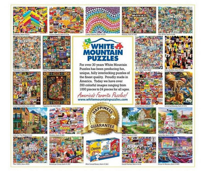 White Mountain - Bird Crochet - 1000 Piece Jigsaw Puzzle